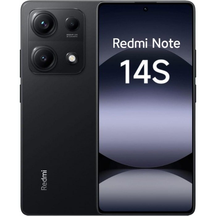 Oferta dia das Mães Celular Xiaomi Redmi Note 14S, 256GB, 8GB RAM, Câmera Traseira 200MP, NFC, Tela 6.67" Android 14 e Processador Octa-Core